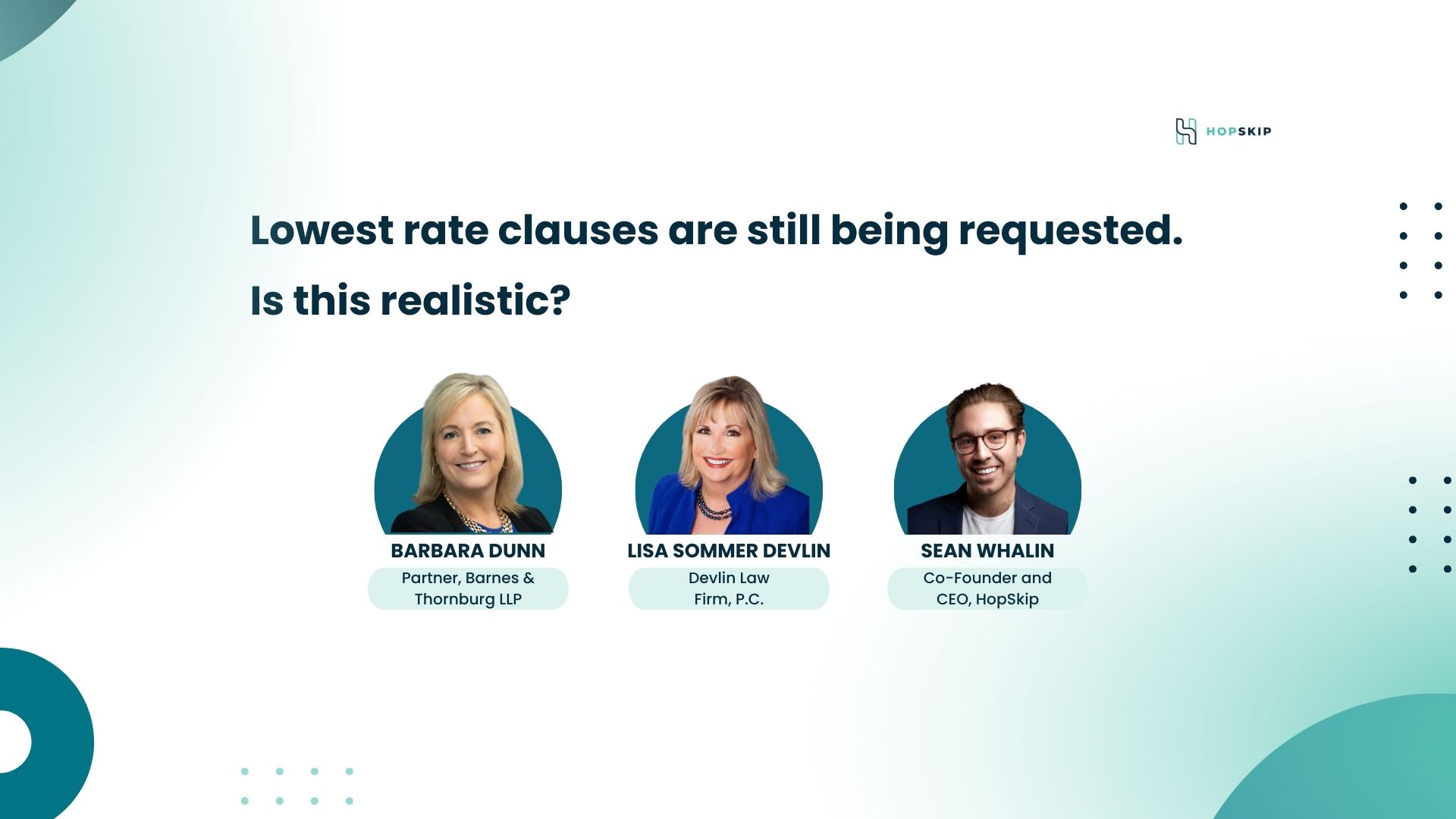 Lowest rate contract clause