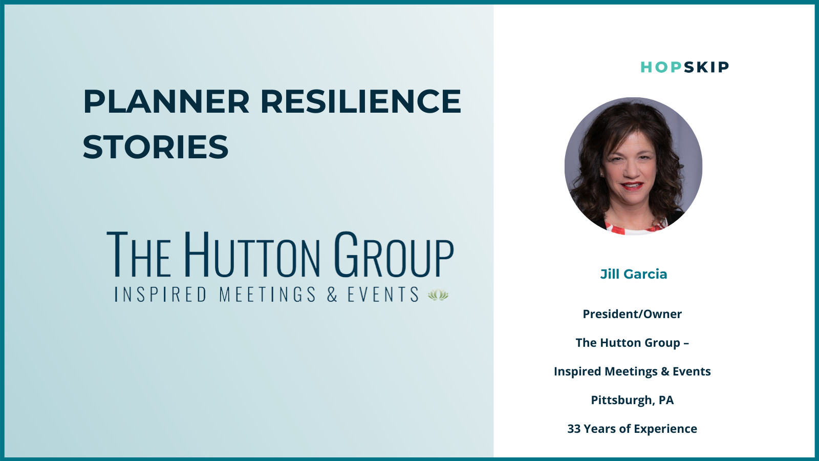 Jill Garcia former Helms Briscoe meeting planner now owner of the Hutton Group